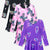 Black Smile | Pink Rainbow Bow | Purple Graffiti Rainbow - NEW!
