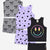 Black Smile | Lilac Star | Steel Bows - NEW!