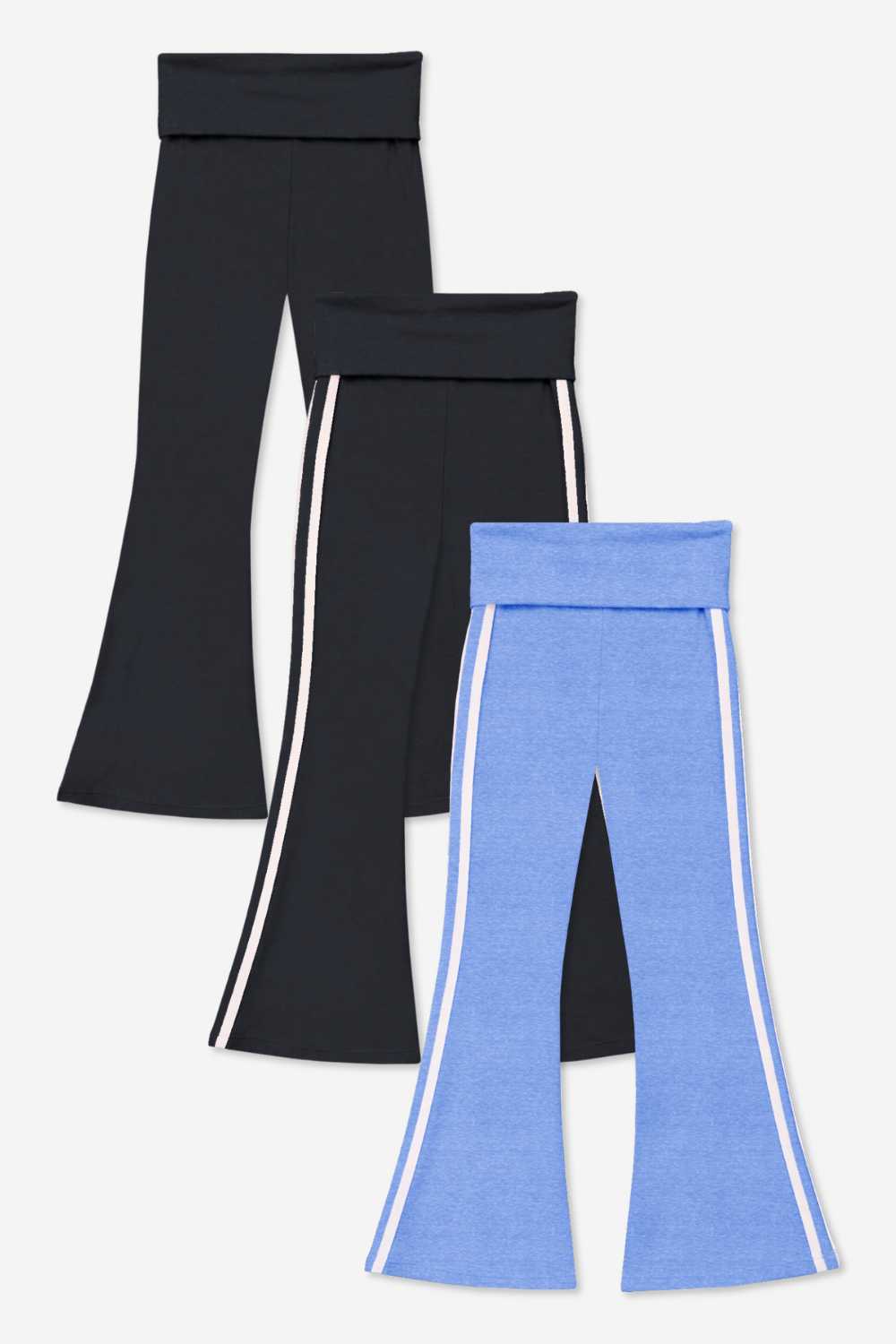 3 Pack Simply Soft Luxe Foldover Flare