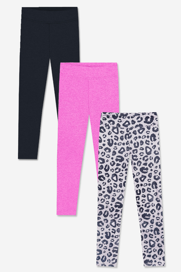 3-Pack Simply Soft Luxe Legging - Black | Taupe Black Leopard | Dark Pink - NEW!