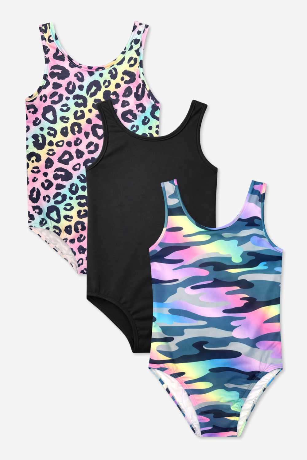 3-Pack Simply Soft Luxe Tank Leotard