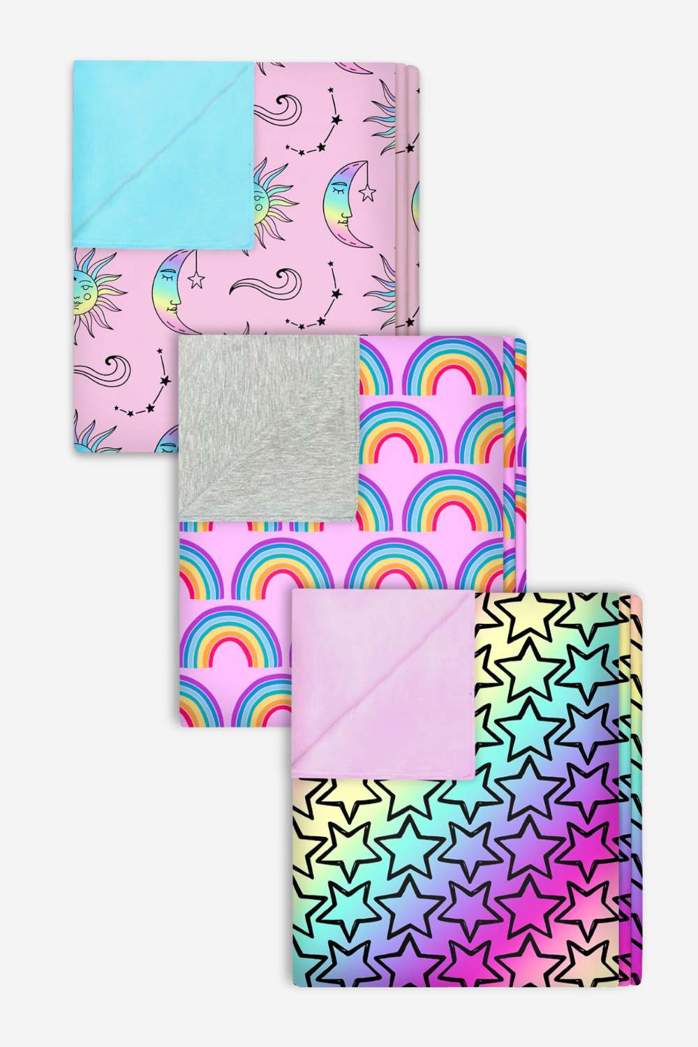 3-Pack Simply Soft Reversible Blanket