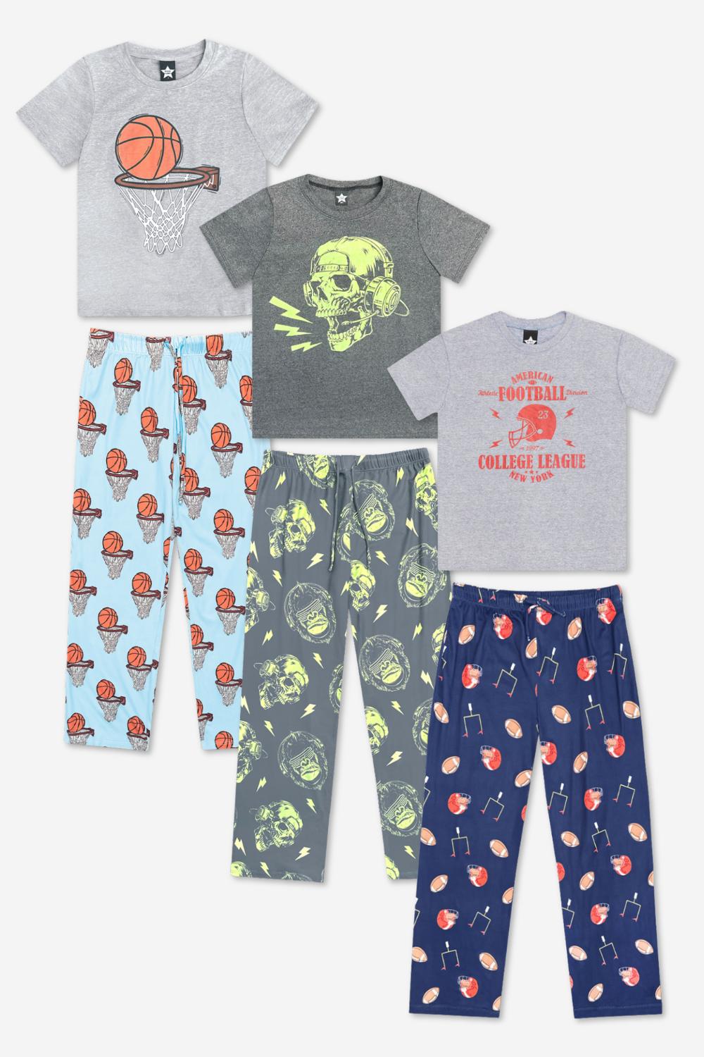 3-Pack Triblend Tee & Simply Soft Lounge Set