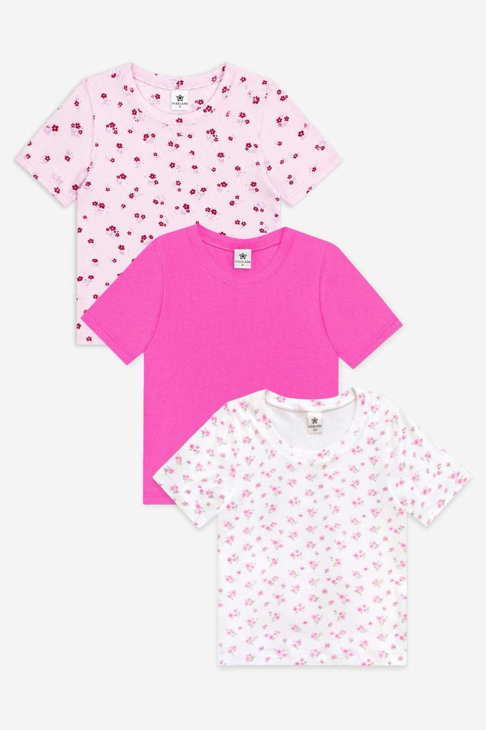3-Pack Ultra-Soft Ribbed Fitted Tee
