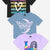 Purple Rainbow Love | Washed Black | Grey Pink Moon - NEW!