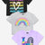 Washed Black | H. Grey Rainbow | Purple Rainbow Love - NEW!