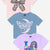 Dusty Pink Leopard Bow | Grey Pink Moon | Purple Rainbow Love - NEW!