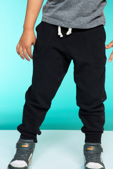 French Terry Cozy Jogger - Vintage Black