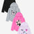 Lavender Rainbow Graffiti | Hot Pink Star | Black | Heather Grey Butterfly - NEW!
