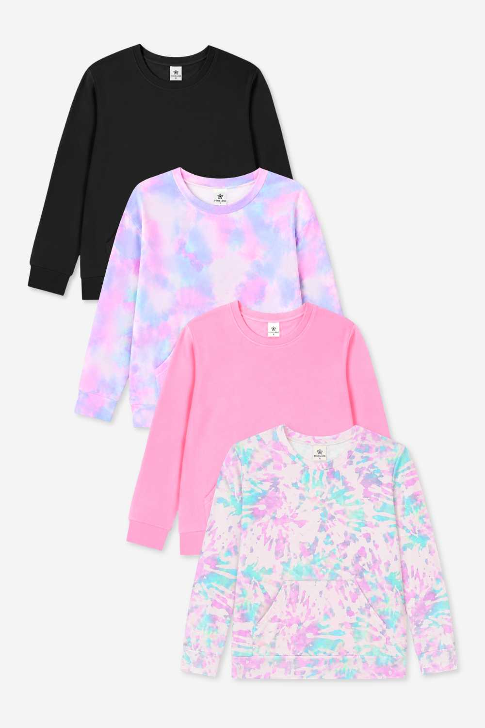 4 Pack Simply Soft Kanga Pocket Crew Top