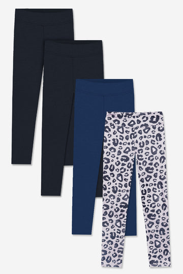 4-Pack Simply Soft Luxe Legging - Black | Taupe Black Leopard | Navy - NEW!