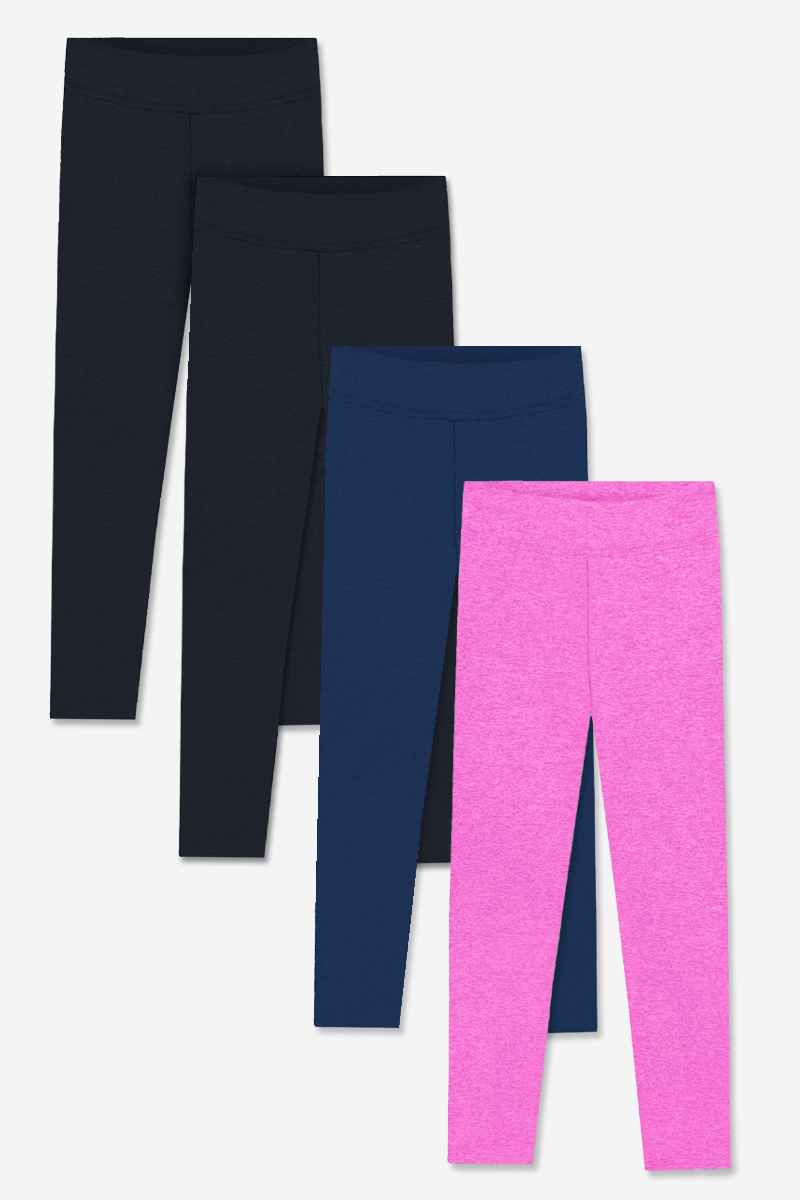 4-Pack Simply Soft Luxe Legging - Black | Dark Pink | Navy