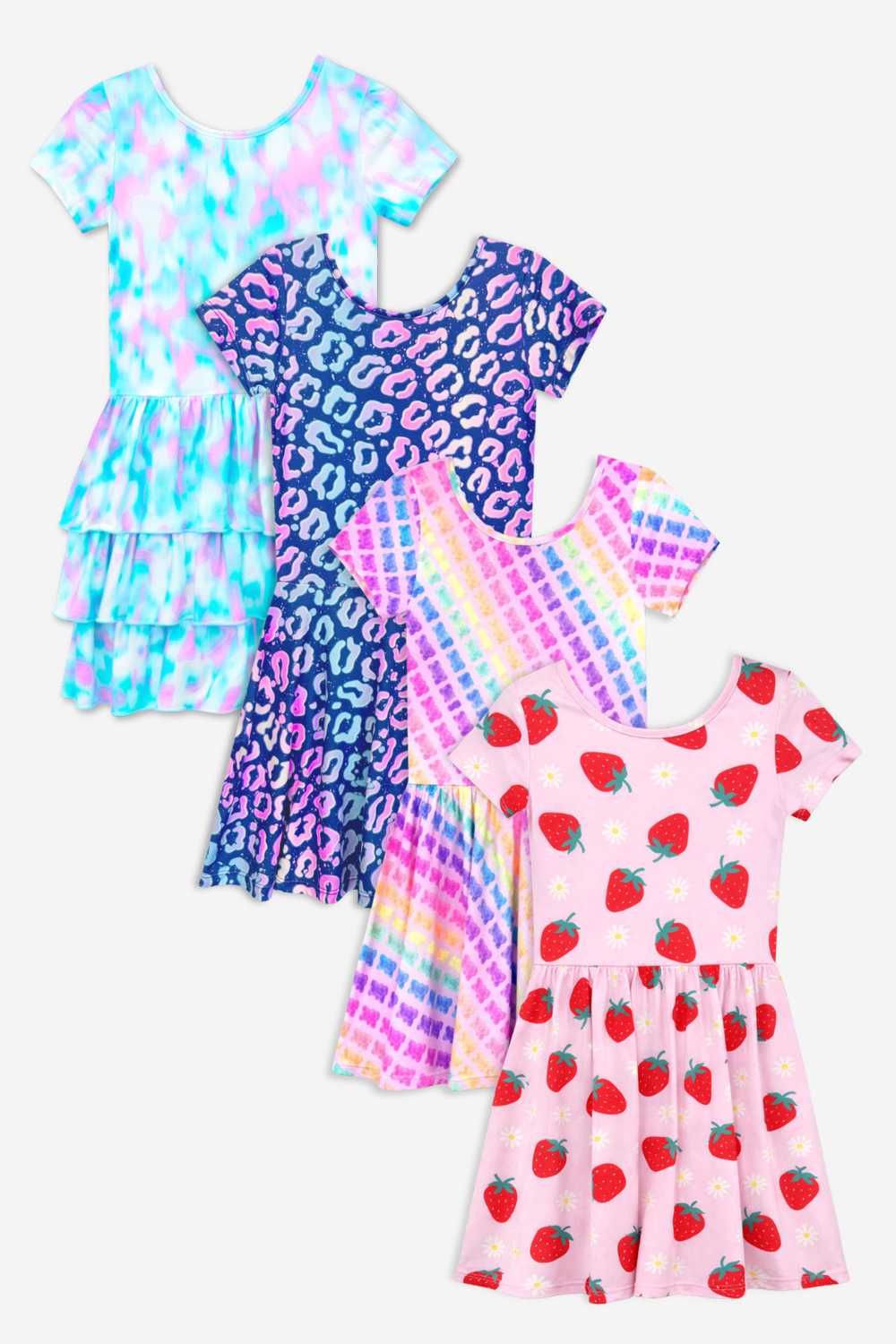 4-Pack Simply Soft Short Sleeve Dress