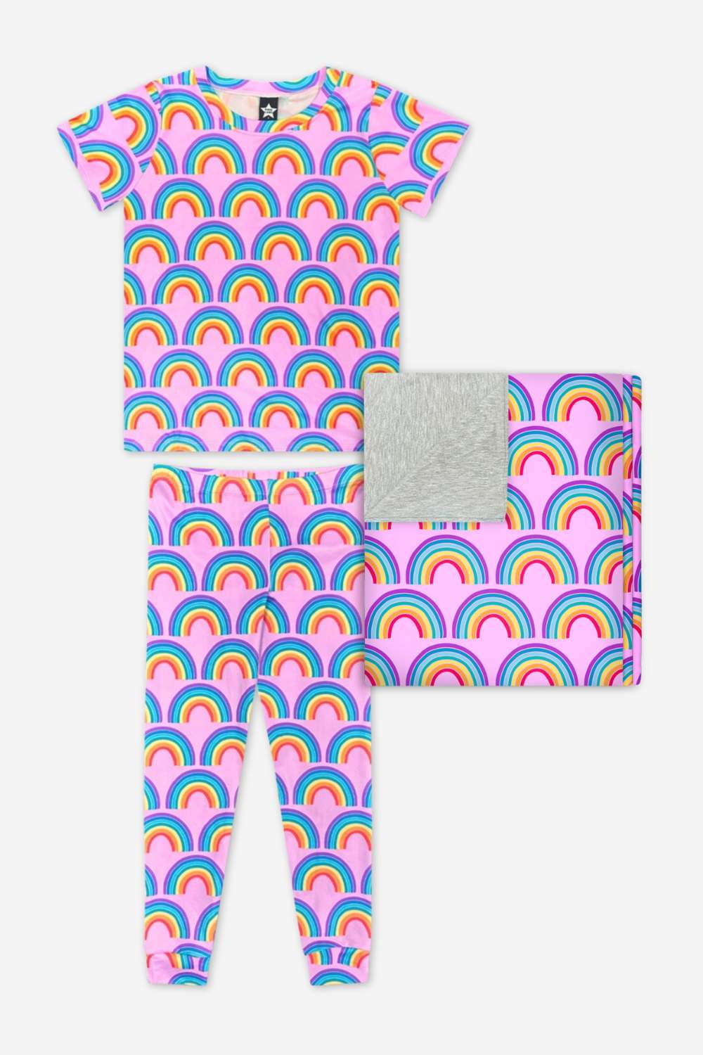 Pack Simply Soft S/S Slim Lounge Set & Blanket