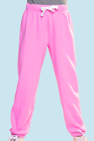 French Terry Luxe Sweatpant - Bubble Pink