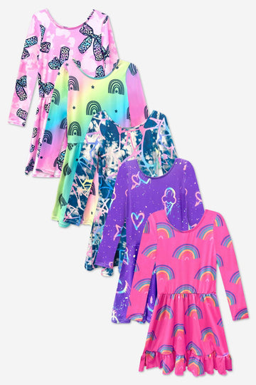 5-Pack Simply Soft L/S Dress
