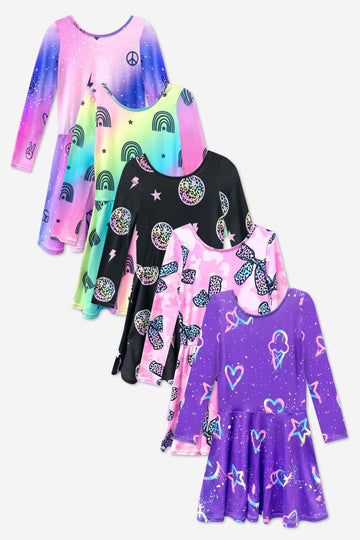5-Pack Simply Soft L/S Dress