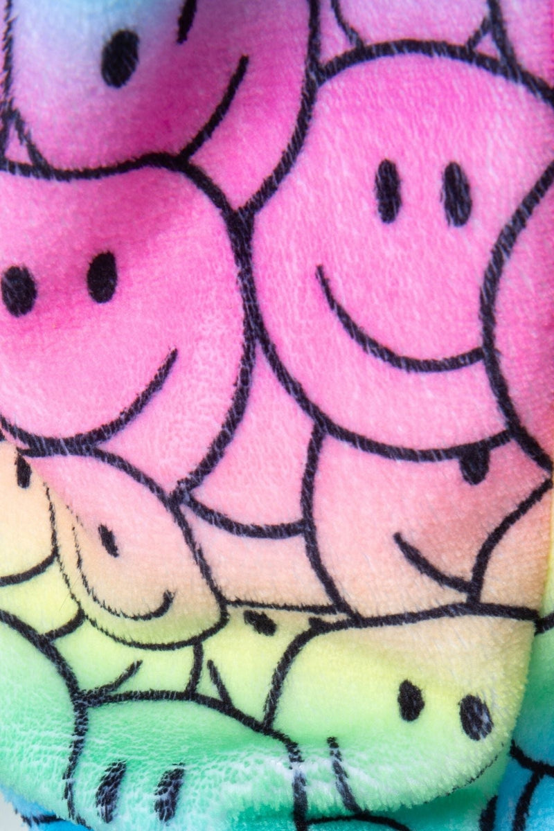 Multipack: Fuzzy Plush Karate Pant - Rainbow Ombre Smile | Pink Cherry Rainbow - Image 4