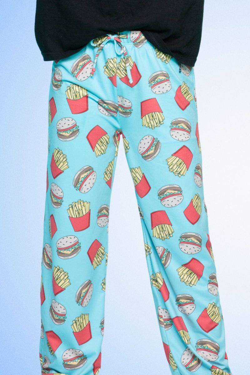 Multipack: Simply Soft Karate Pant - Burger & Fries | Ice Blue Sports Gamer - Image 3