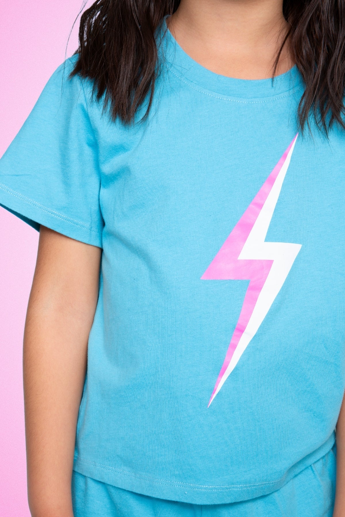 [CPGN STUDIO]★25SS★DTP HAPPY DOLPHIN SHORT SLEEVE TEE Girls Short Sleeve Dolphin Graphic Tee - PINK | The