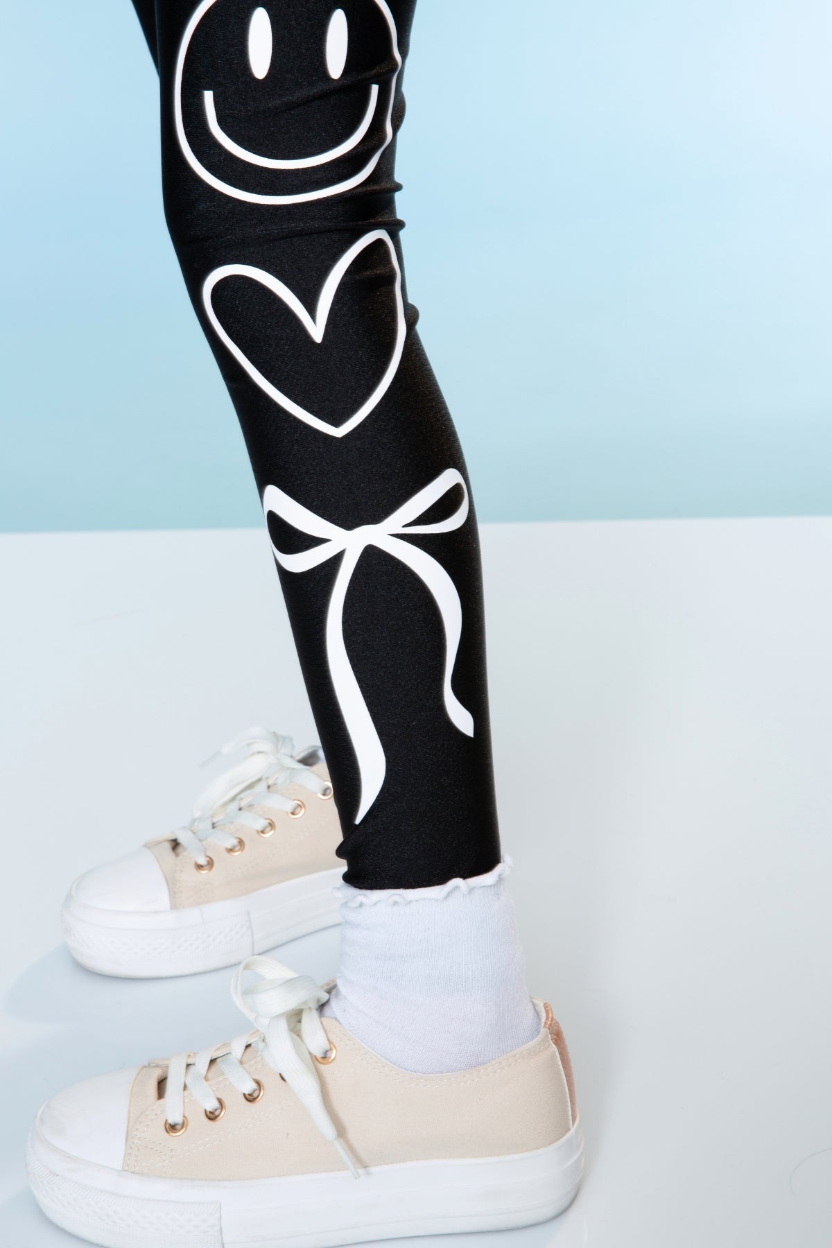 5-Pack High Shine Legging - Navy | Denim Floral | Neon Pink | Black White | Rainbow Glitter - NEW!