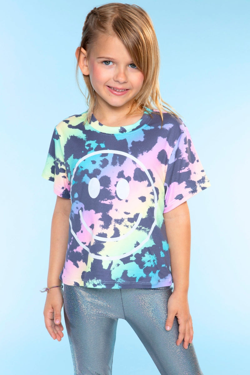 Simply Soft Easy Tee - Rainbow Tie Dye Smile - NEW! - Image 4