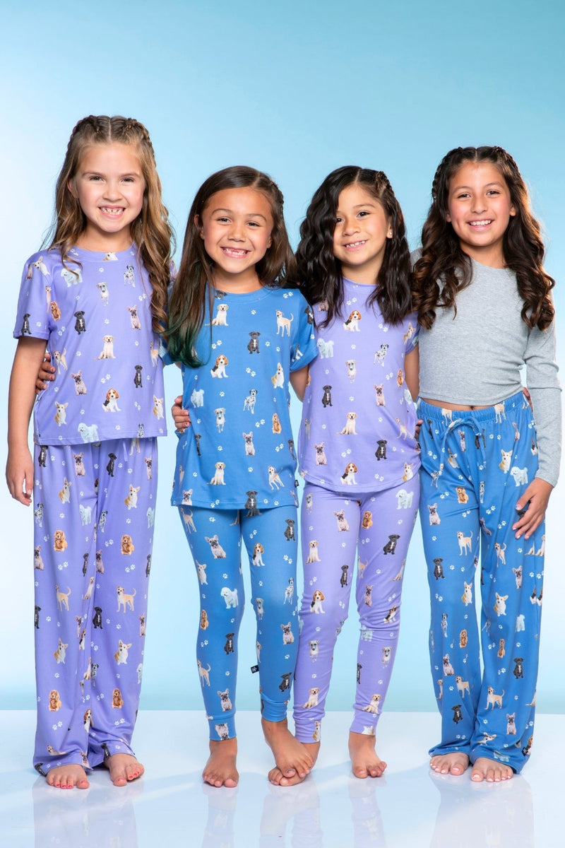 Simply Soft Easy Tee & Karate Pant - Lilac Puppy - NEW! - Image 3