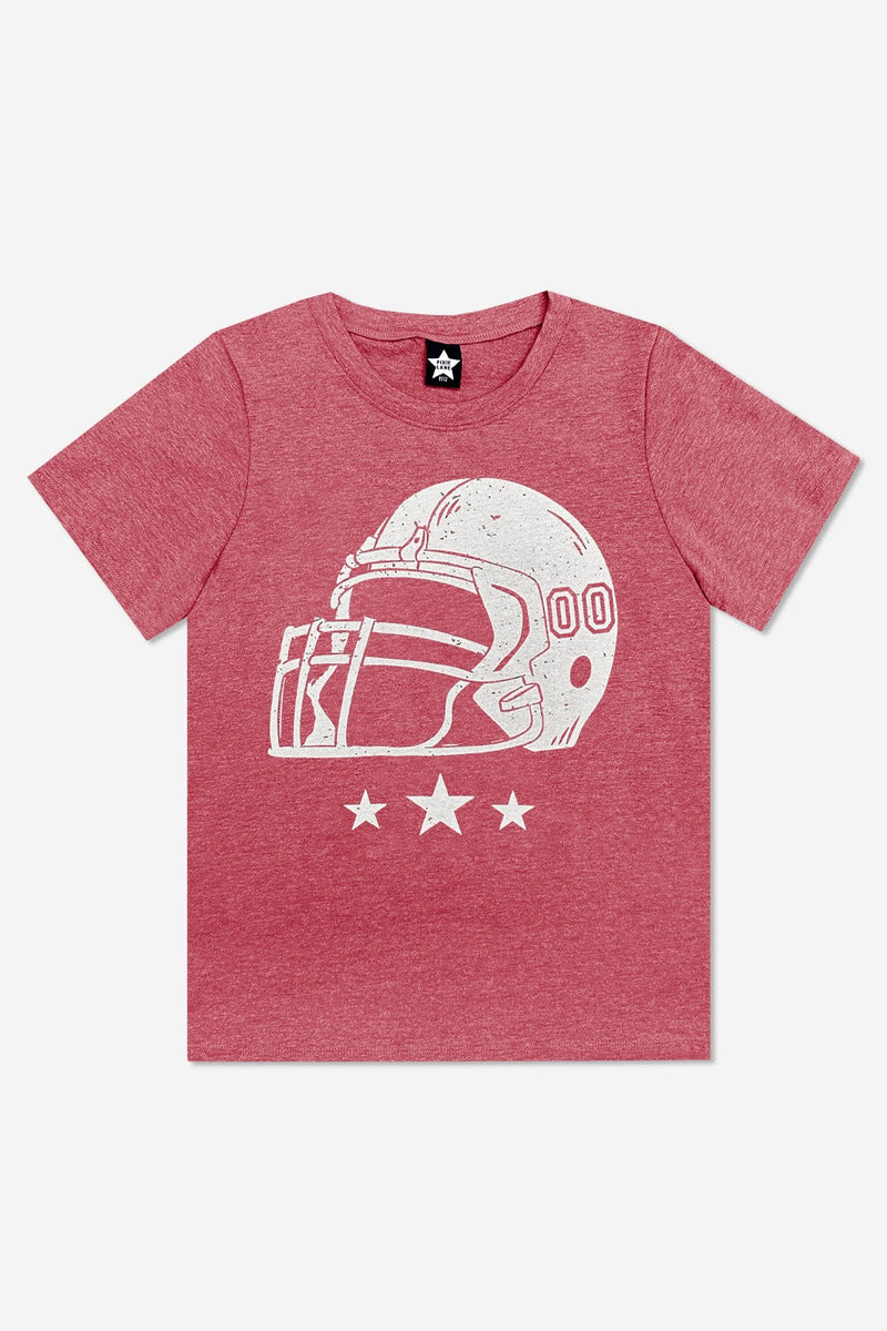 Triblend Graphic Tee - Maroon Football