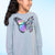 Heather Grey Butterfly - NEW!