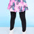Pink Rainbow Bow Black - NEW!