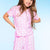 Pink Stripe Bow Floral - NEW!