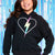 Black Rainbow Heart Bolt - NEW!
