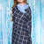 Black White Blue Plaid - NEW!
