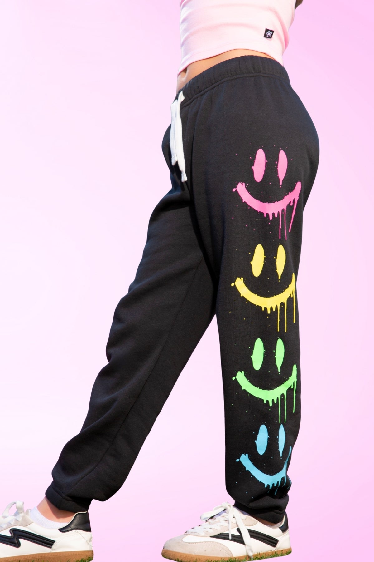 Pack Cloud Soft French Terry Sweatsuit - Black Graffiti Smile - NEW!