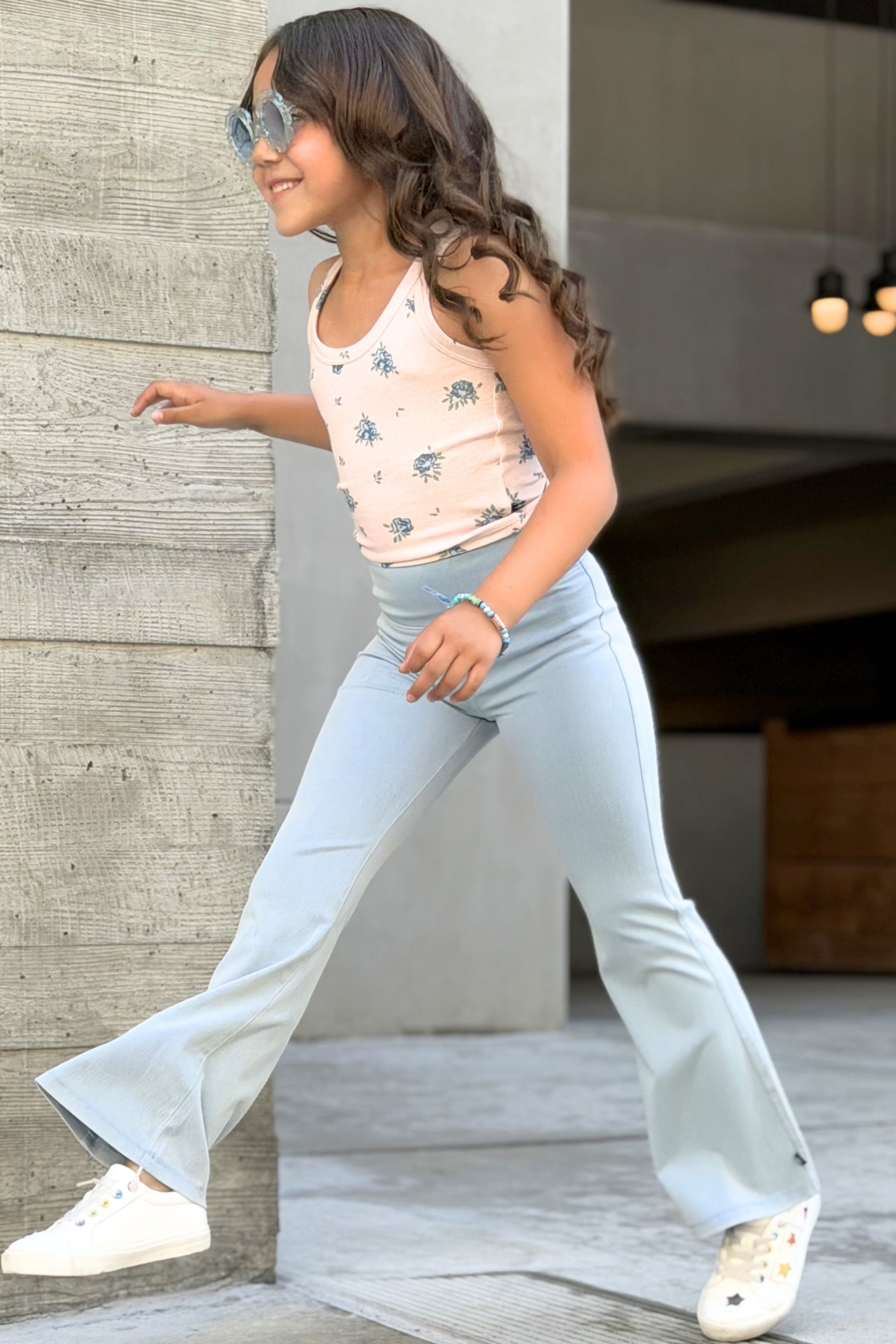 Ultra-Soft Ribbed Scoop Racer Tank - White