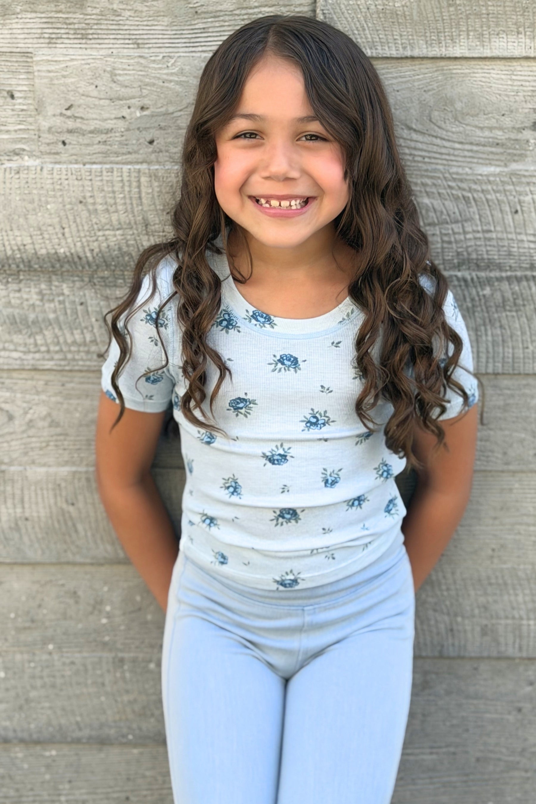 Ultra-Soft Ribbed Fitted Tee - Black - NEW!