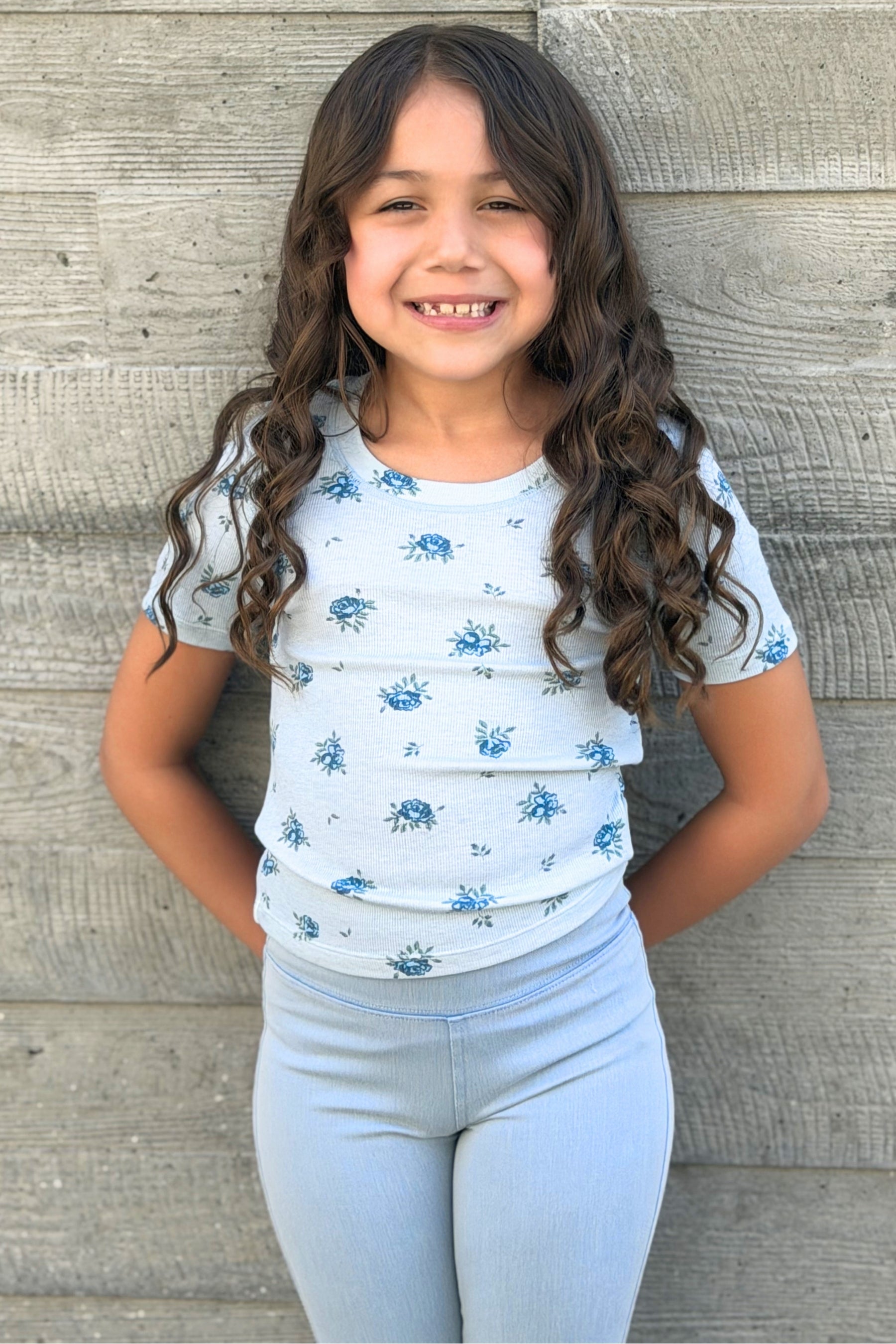 Ultra-Soft Ribbed Fitted Tee - Black - NEW!