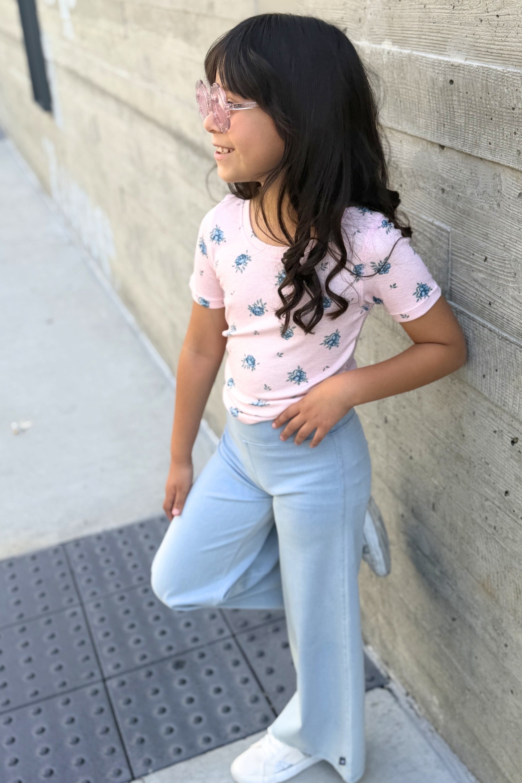 Ultra-Soft Ribbed Fitted Tee - Black - NEW!