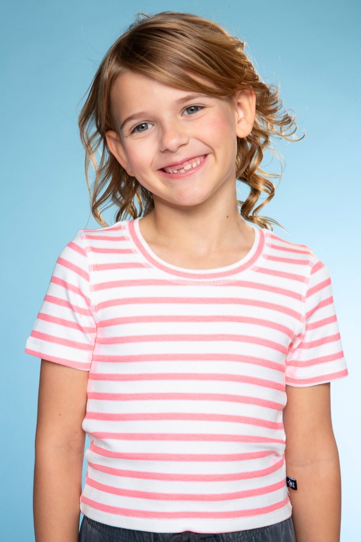 Ultra-Soft Ribbed Fitted Tee - Black - NEW!