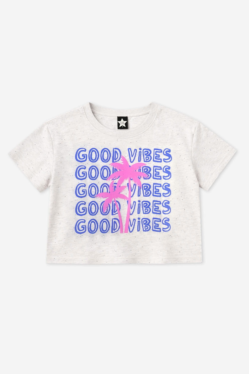 Washed Cotton Drop Shoulder Tee.