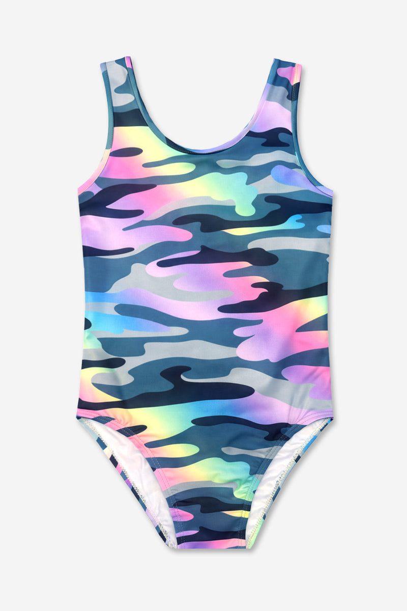 Simply Soft Luxe Tank Leotard - Rainbow Camo