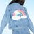 Denim Sequin Rainbow - NEW!