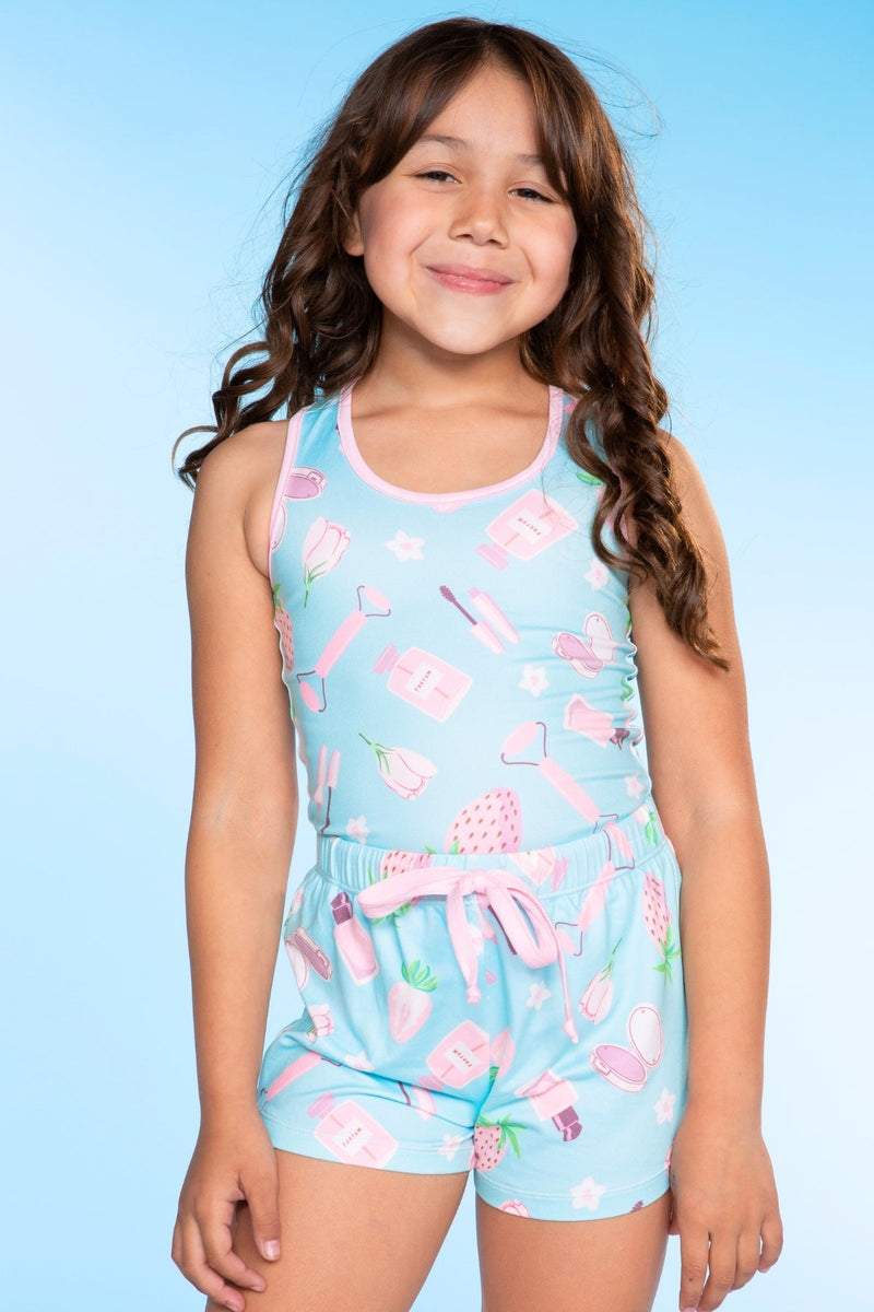 Simply Soft Racerback Tank & Dolphin Short - Sage Pink Makeup - NEW!