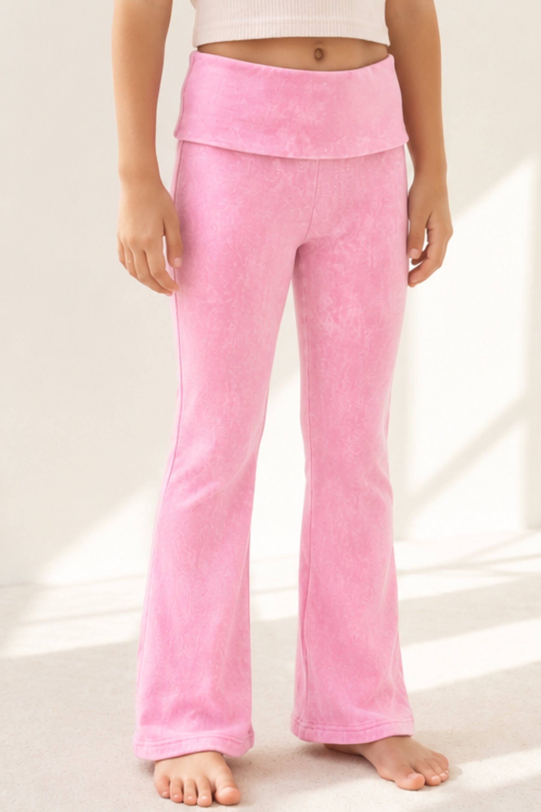 Vintage Washed Foldover Flare