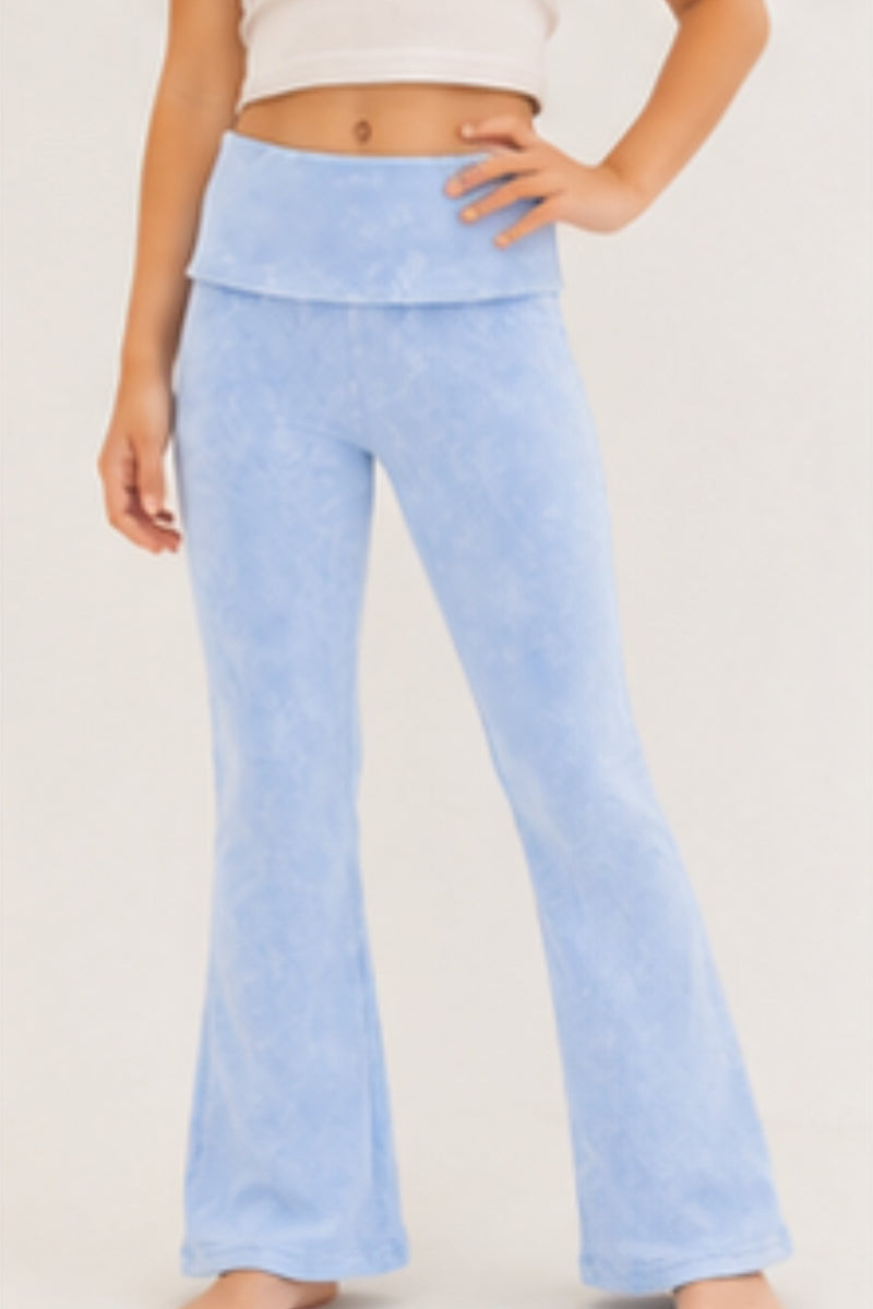 Vintage Washed Foldover Flare - Denim - NEW!