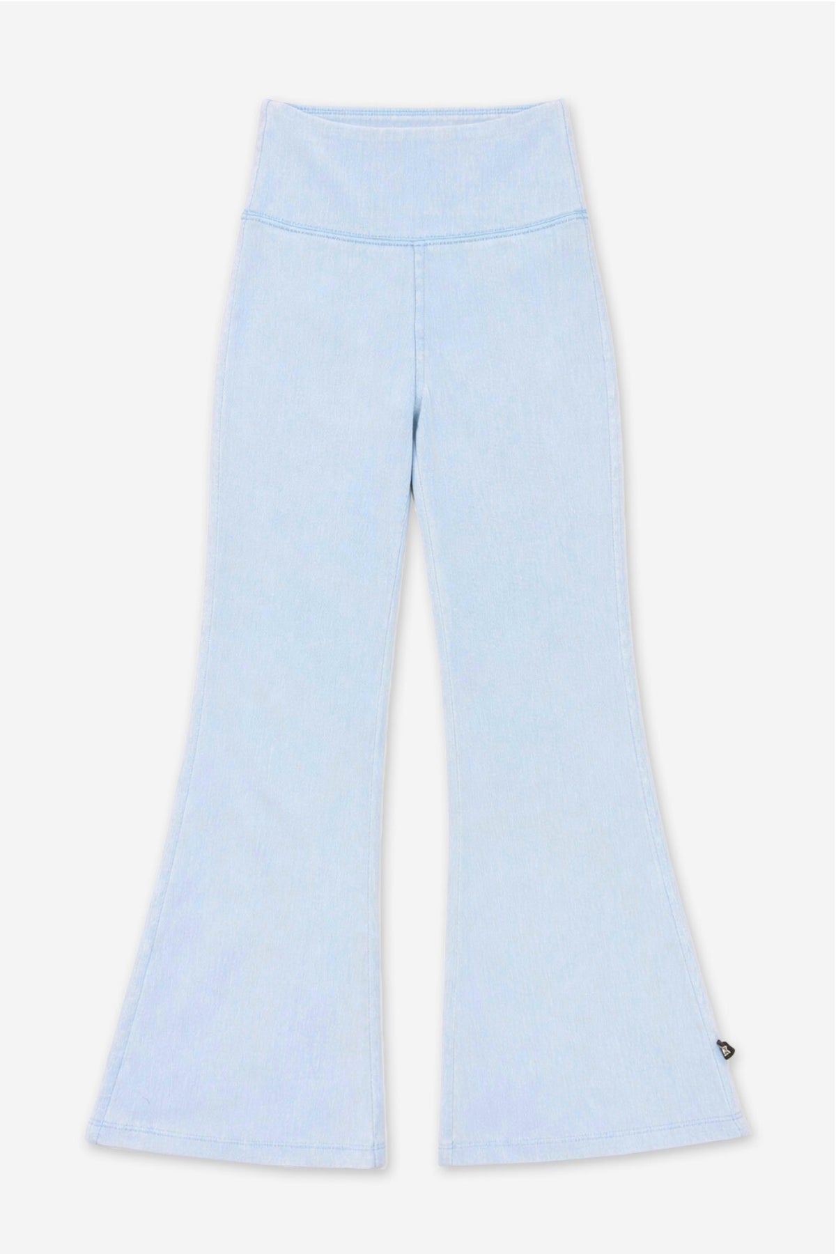 Super Stretch Soft Denim Flare Jegging - Light Blue Denim - NEW!
