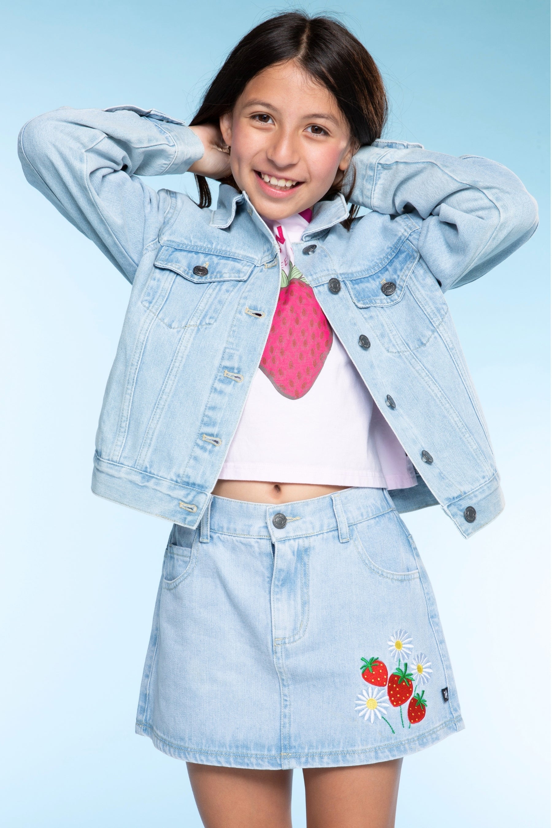 The Perfect Denim Jacket - Lt Denim Milkshake