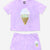 Lt Purple Sequin Ice Cream - NEW!