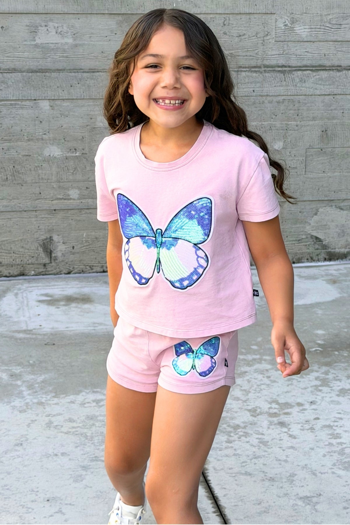 Vintage Washed Cotton Easy Tee & Dolphin Short Set – PixieLane