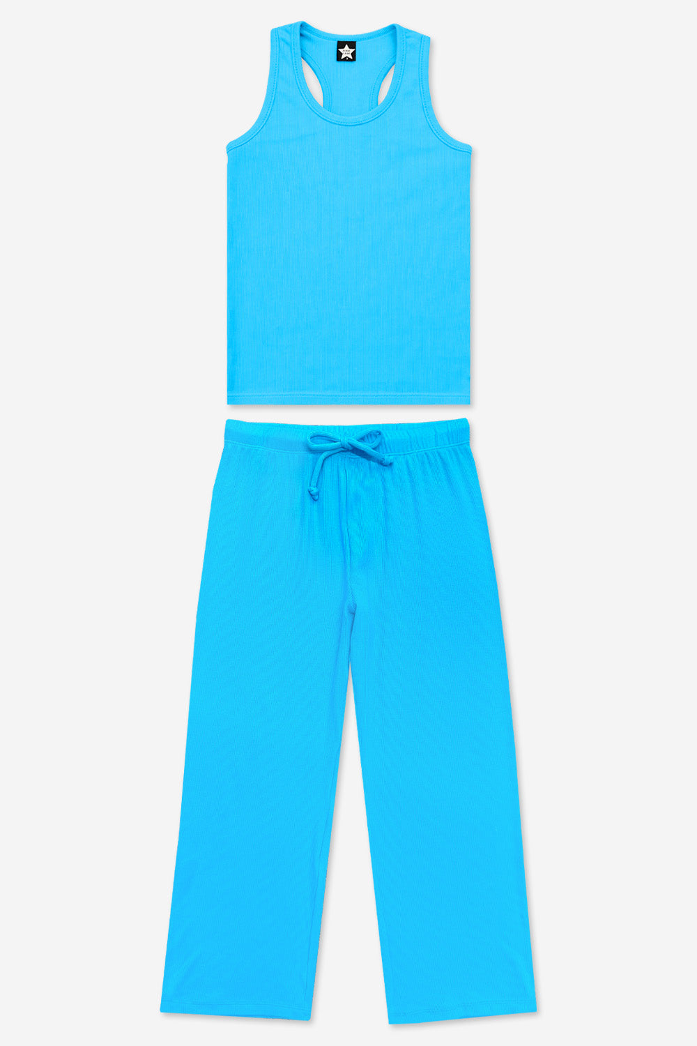 Ultra Soft Ribbed Racer Tank & Karate Pant Set